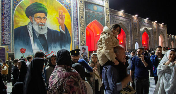 Martyred Leader laid to rest at Imam Reza shrine in Mashhad
