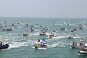 Iran and its allies launch joint naval parade in support of Palestinians

