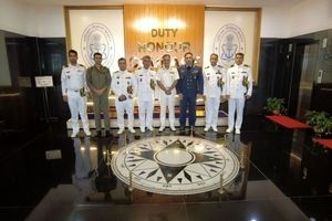  Iran’s naval combat fleet docks in Mumbai

