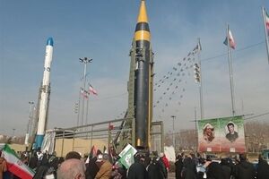 Iran displays Satellite Carrier, Ballistic Missiles in Tehran

